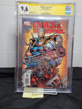 Load image into Gallery viewer, Cable and Deadpool 1 CGC SS 9.6 Signed by Mark Brooks
