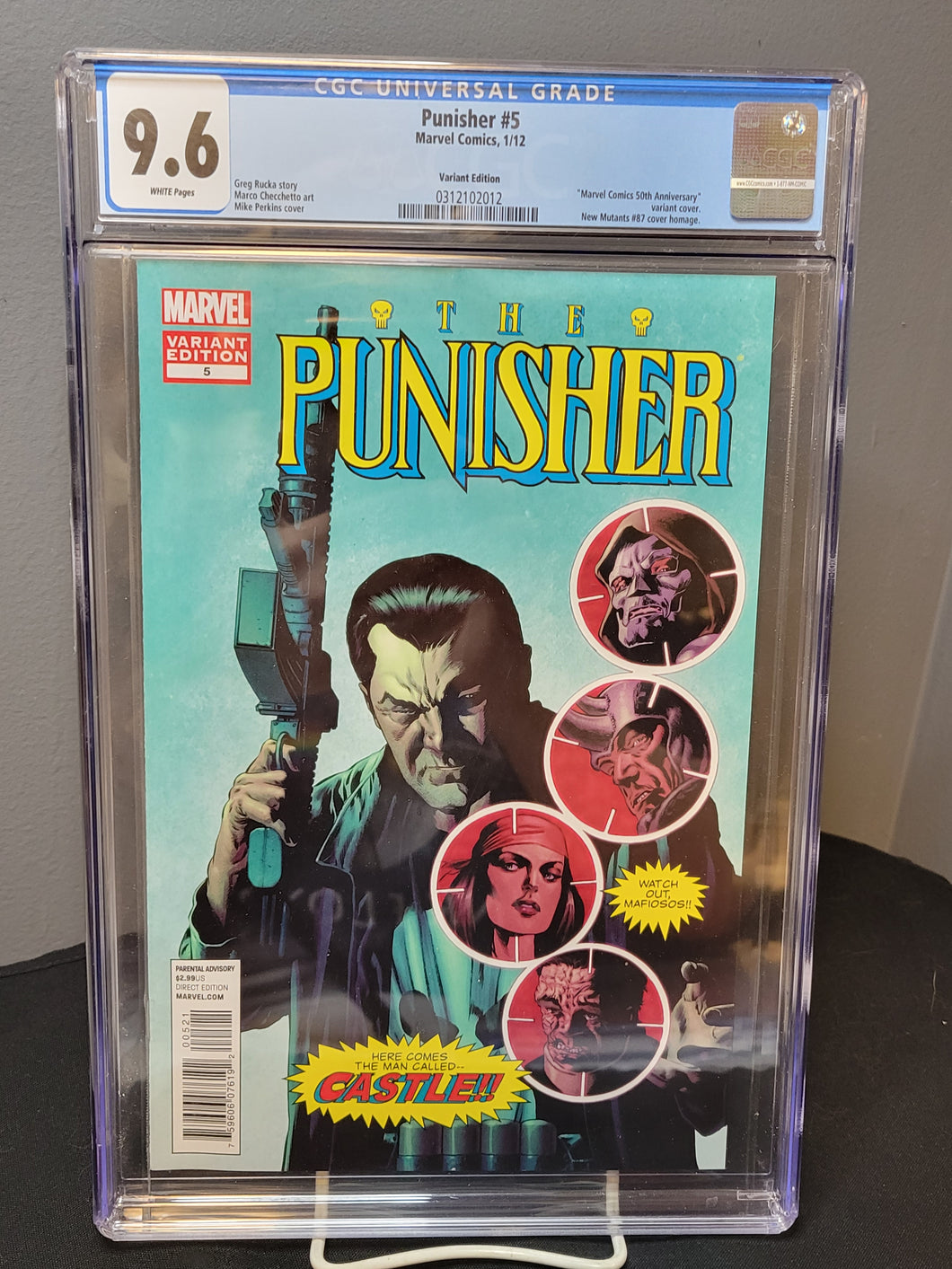 Punisher 1 1:50 Variant CGC 9.6