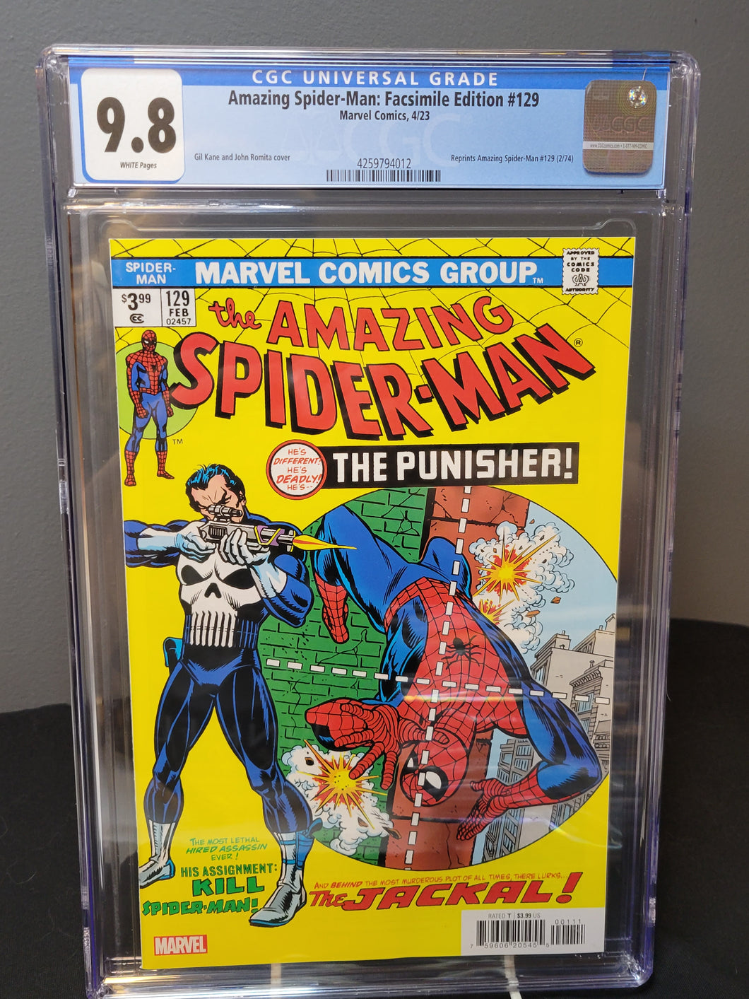 Amazing Spider-Man 129 Facsimile Edition CGC 9.8