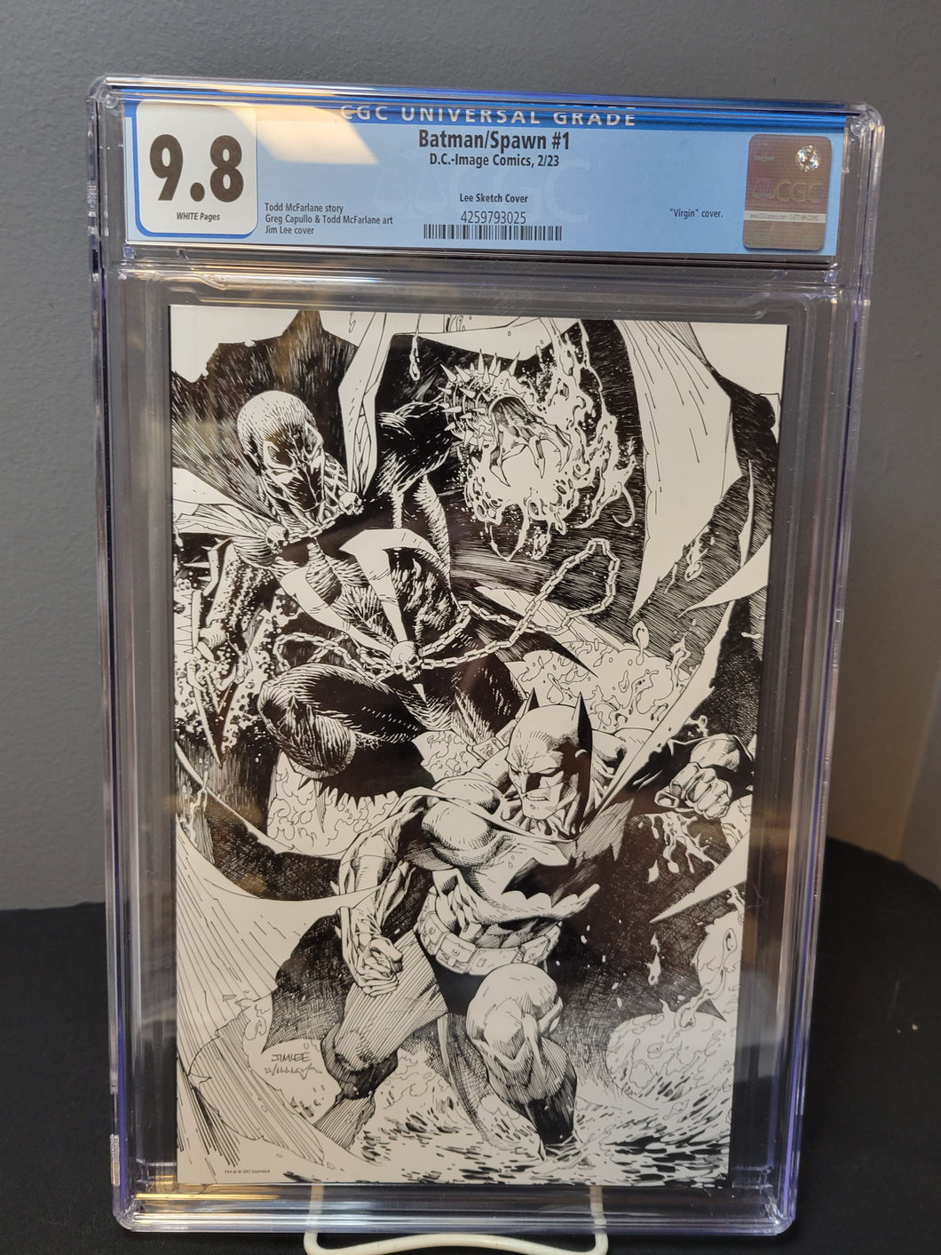 Batman Spawn 1 1:50 Lee Variant CGC 9.8