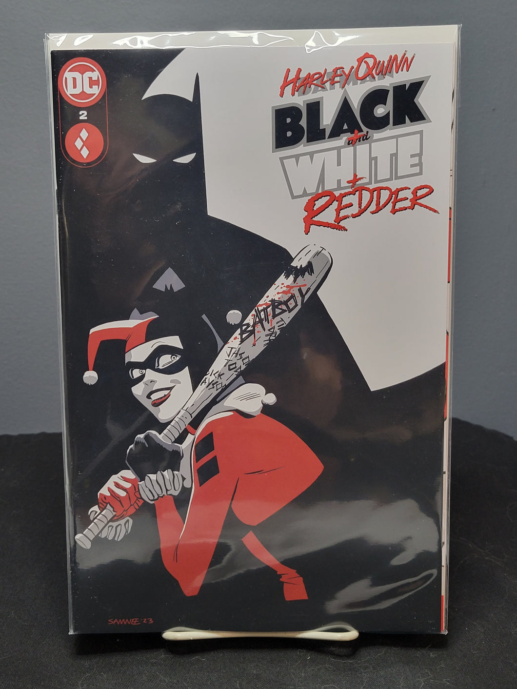 Harley Quinn Black and White and Redder #2