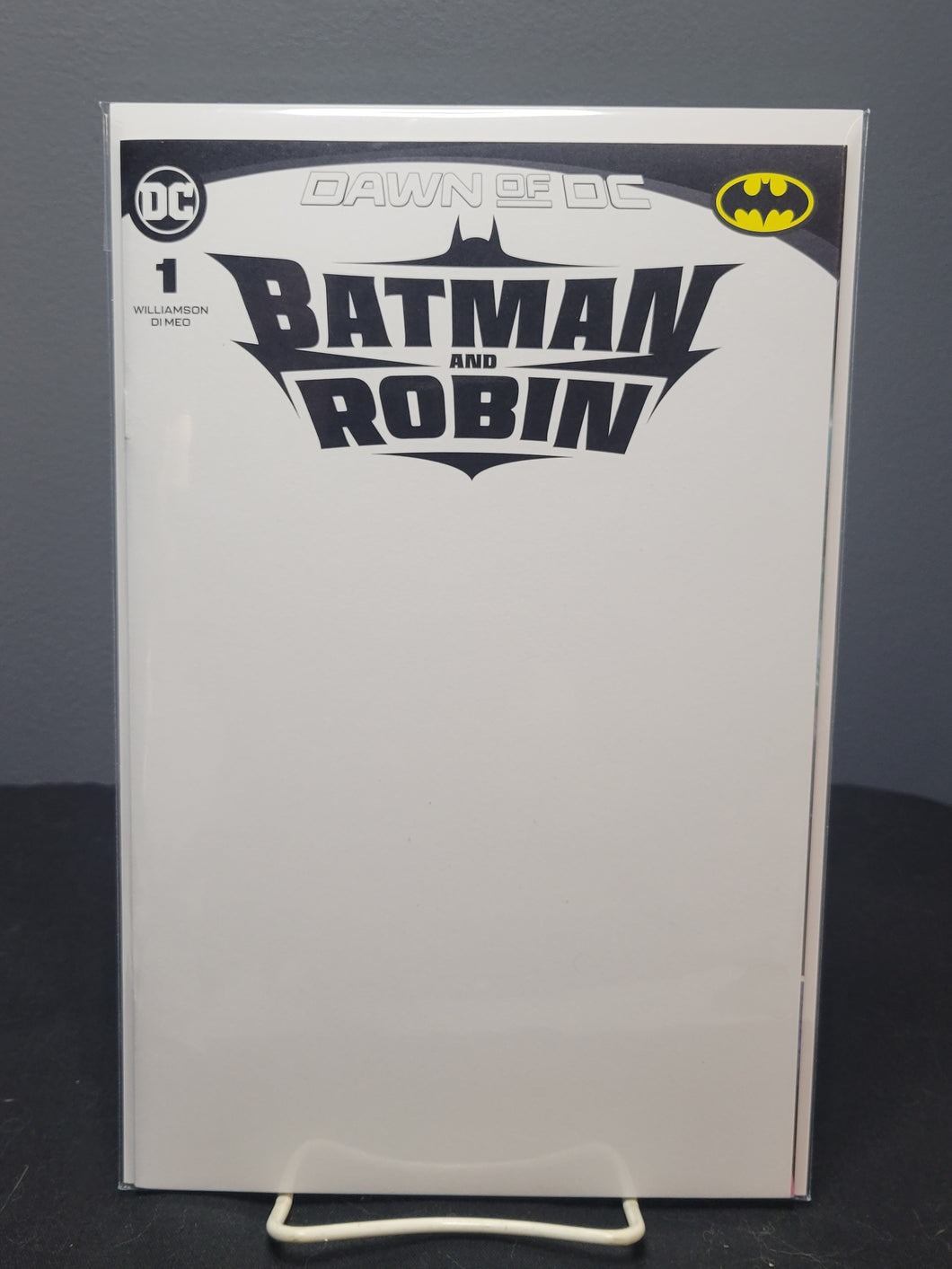 Batman And Robin #1 Blank Variant