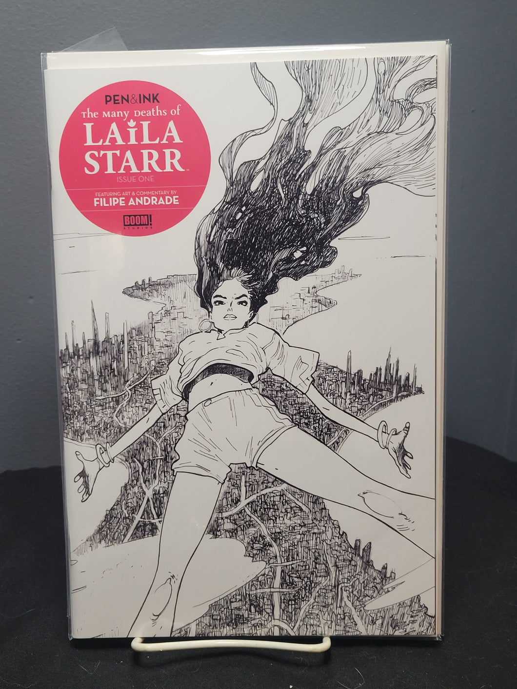 Many Deaths Of Laila Starr Pen And Ink #1