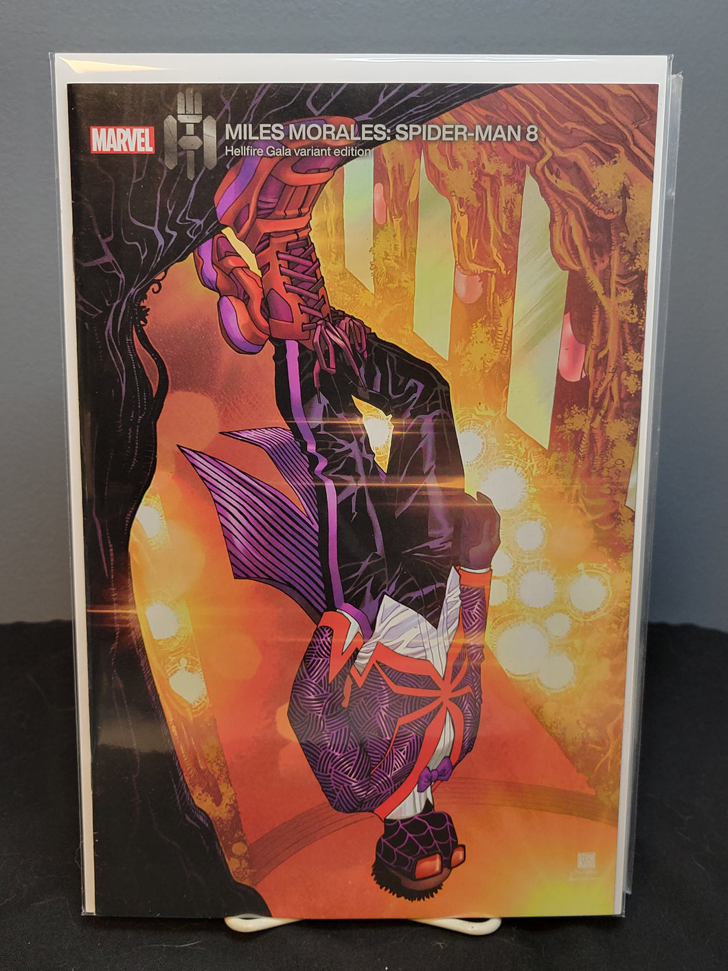 Miles Morales Spider-Man #8 Hellfire Variant