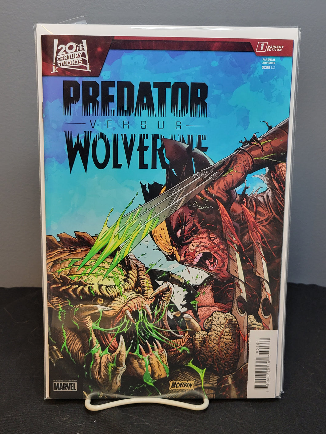 Predator Vs Wolverine #1 McNiven Variant