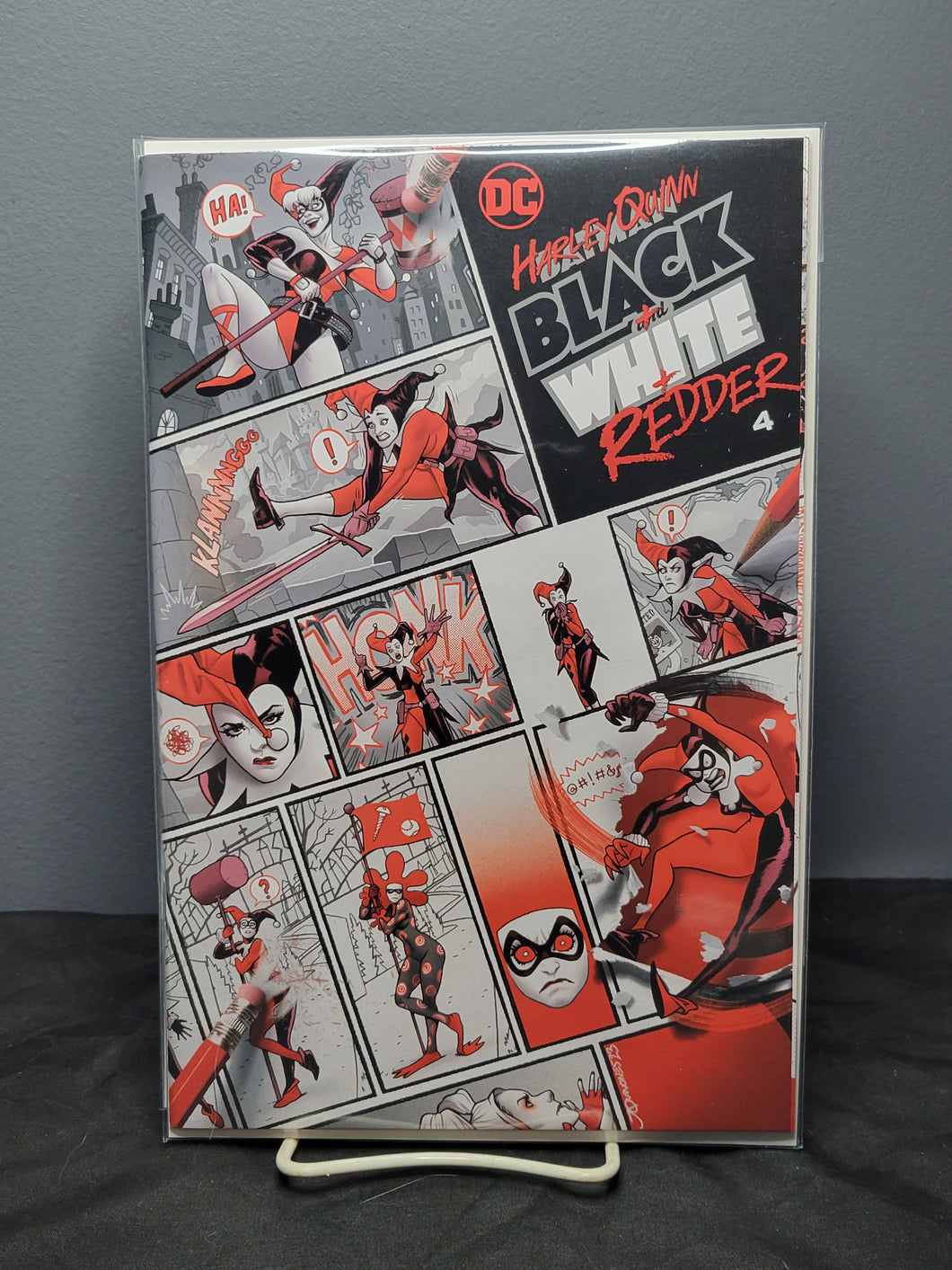 Harley Quinn Black White And Redder #4