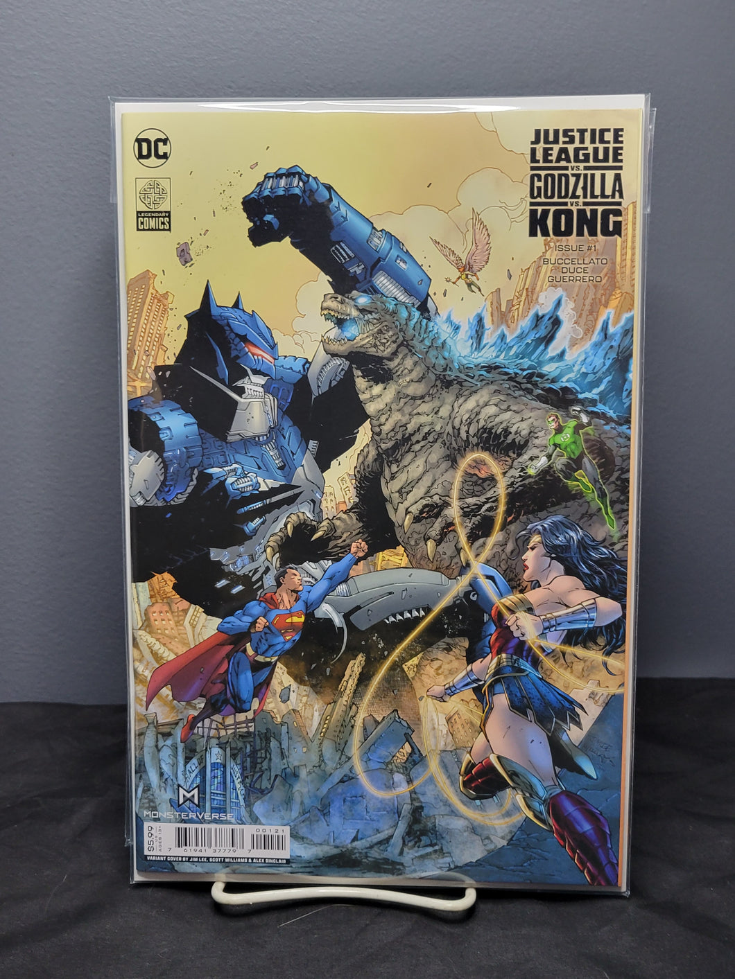 Justice League Vs Godzilla Vs Kong #1 Lee Variant