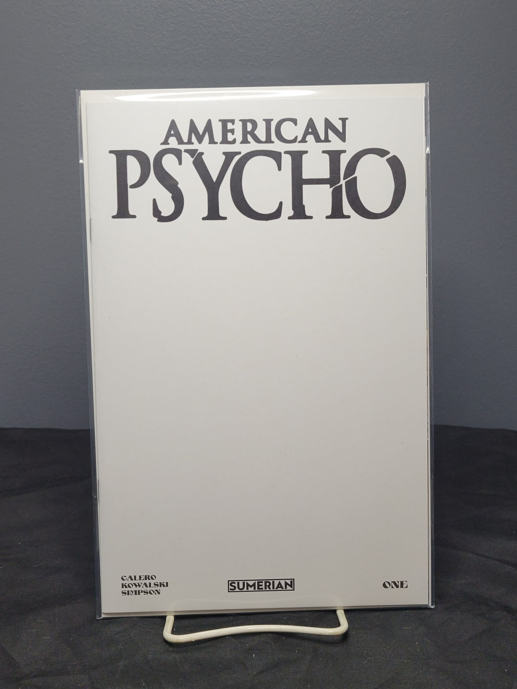 American Psycho #1 Blank Variant