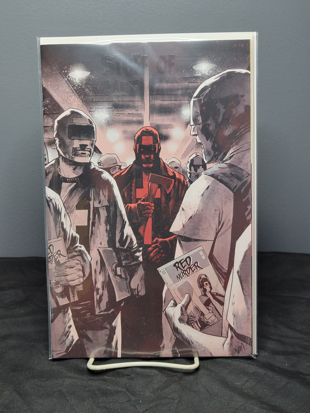 Stuff Of Nightmares Red Murder #1 Glow In The Adare Variant
