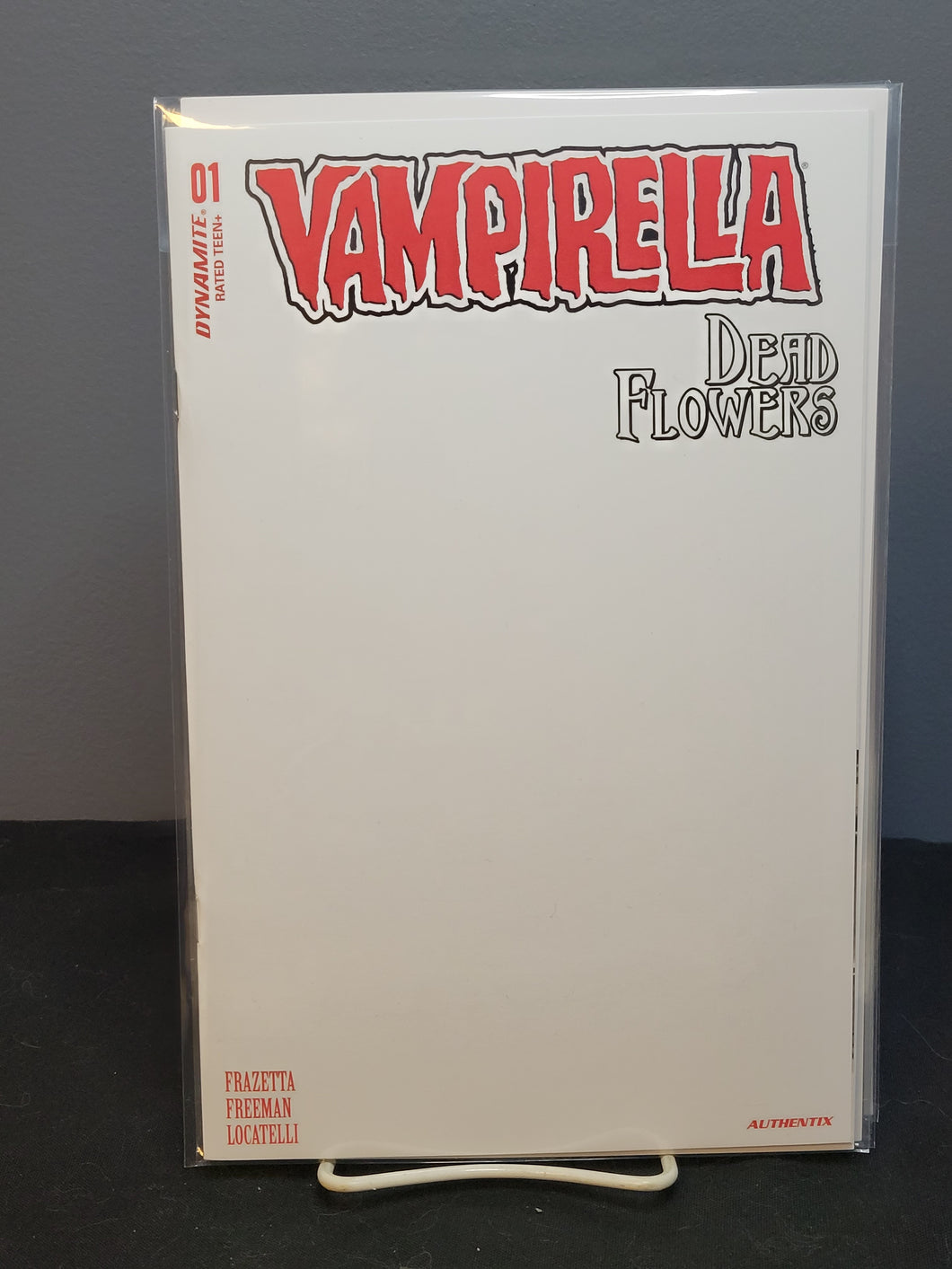 Vampirella Dead Flowers #1 Blank Variant