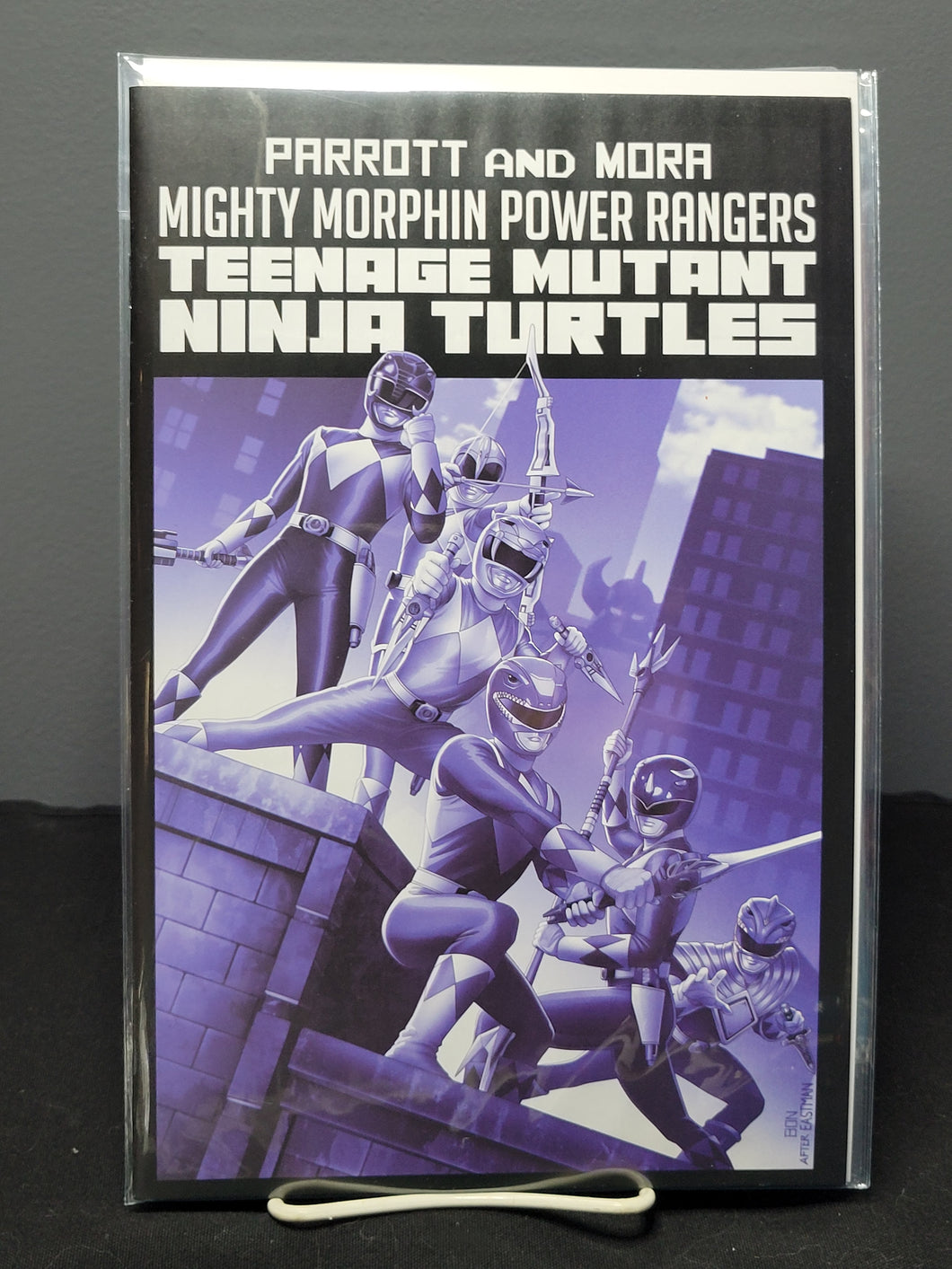 MMPR TMNT B&W #1 Variant