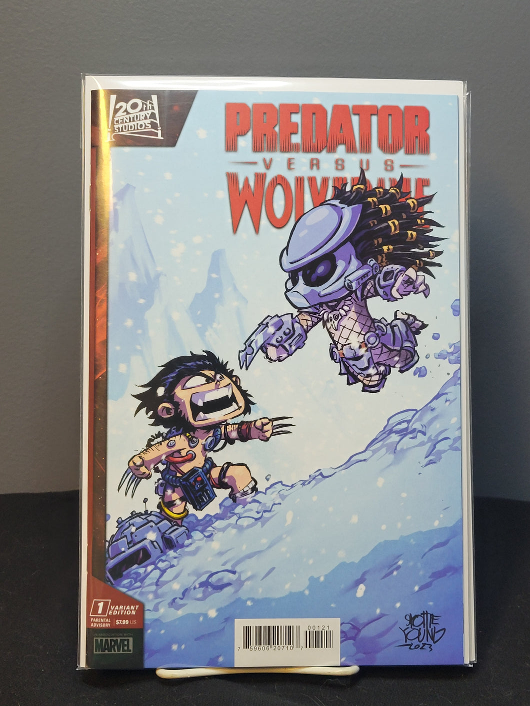 Predator Vs Wolverine #1 Young Variant