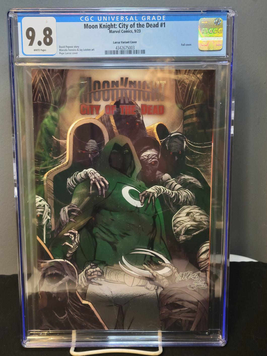 Moon Kinght City Of The Dead #1 Foil Variant CGC 9.8