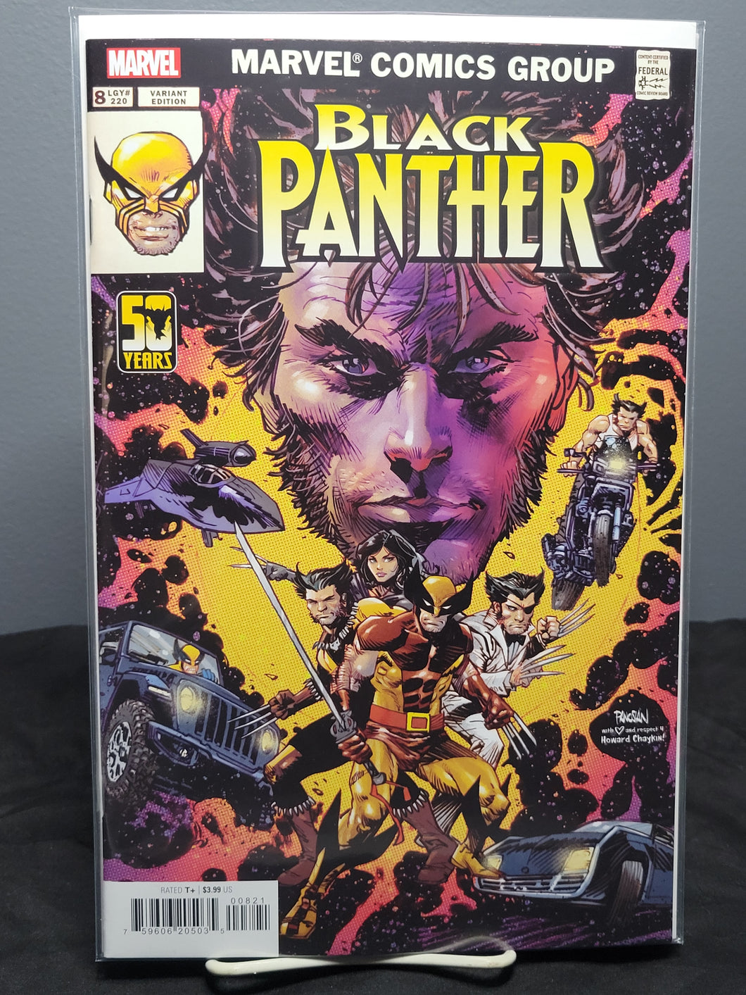Black Panther #8 Wolverine Variant