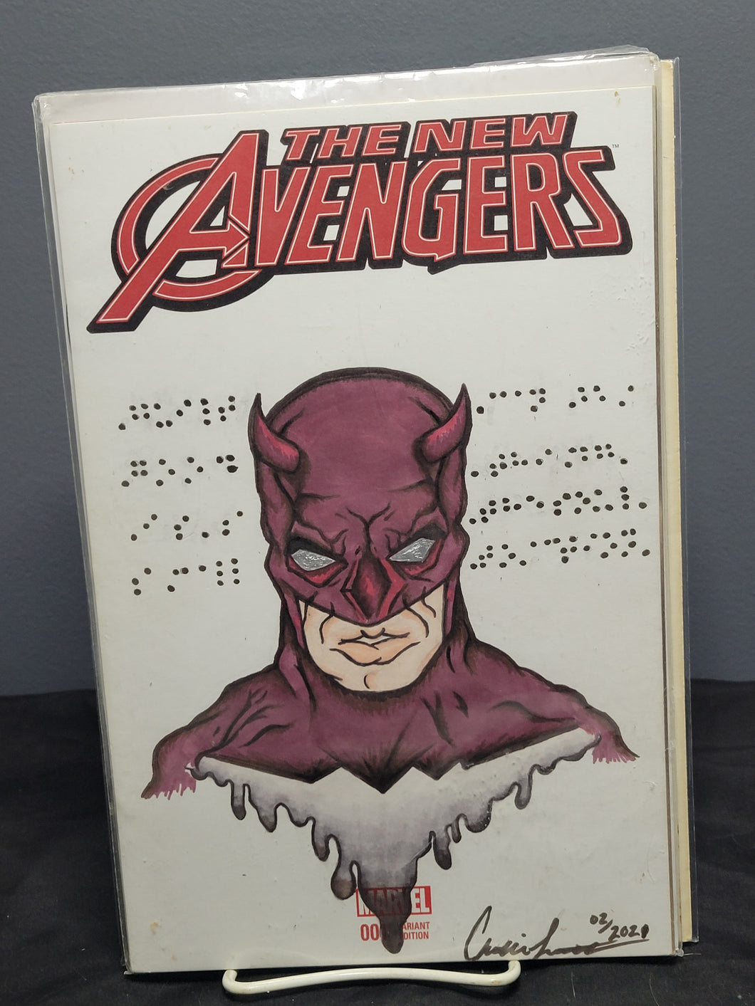 New Avengers Chelsie LA Follette Daredevil Sketch