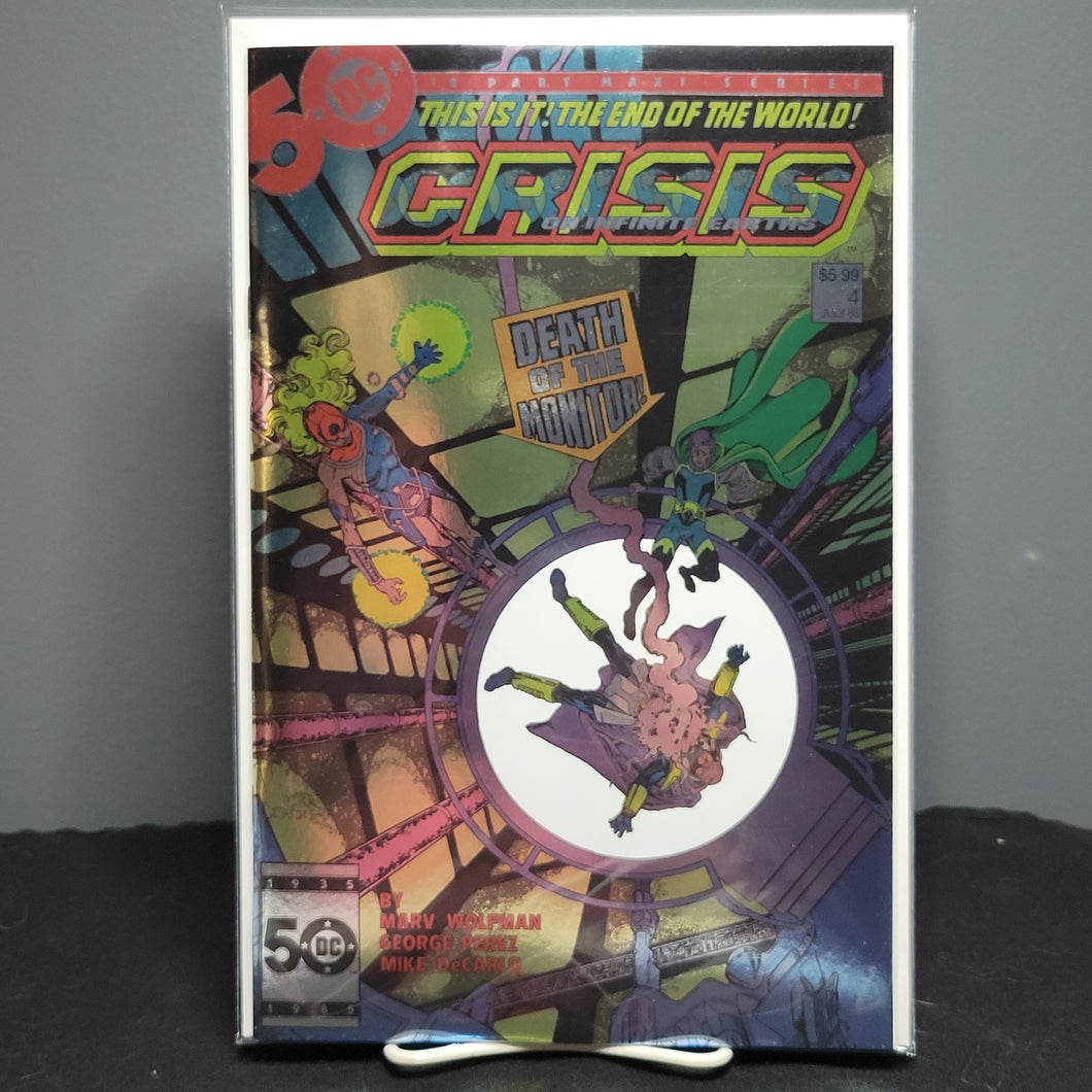 Crisis On Infinite Earths #4 Foil Facsimile Edition