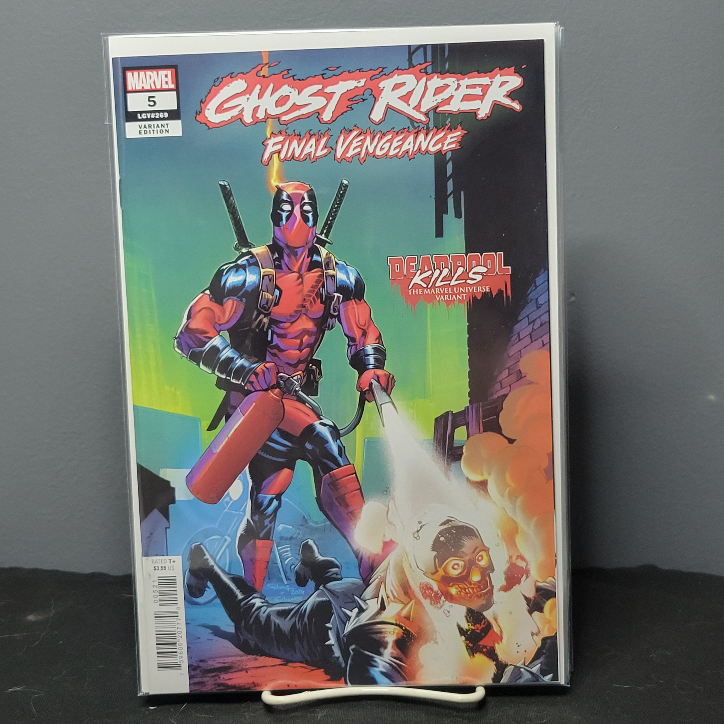 Deadpool Kills Ghost Rider Ghost Rider Revs Up Antihero Laden