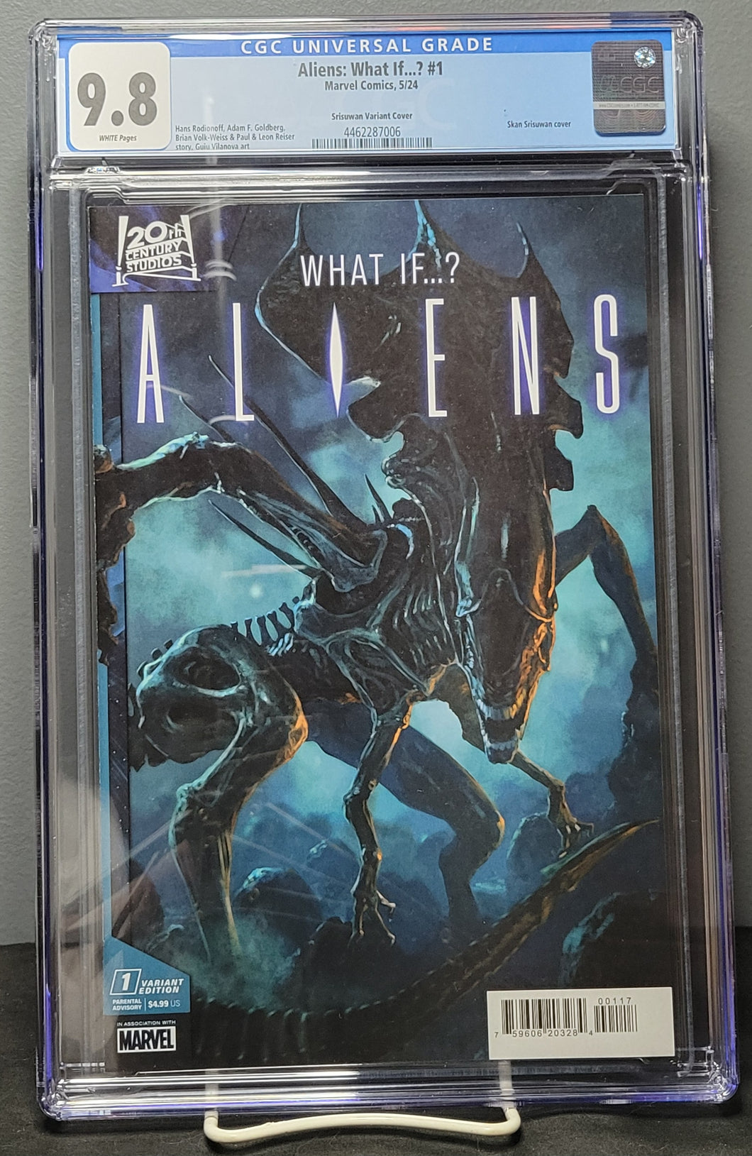 Aliens: What If? #1 Skan 1:25 Variant  CGC 9.8