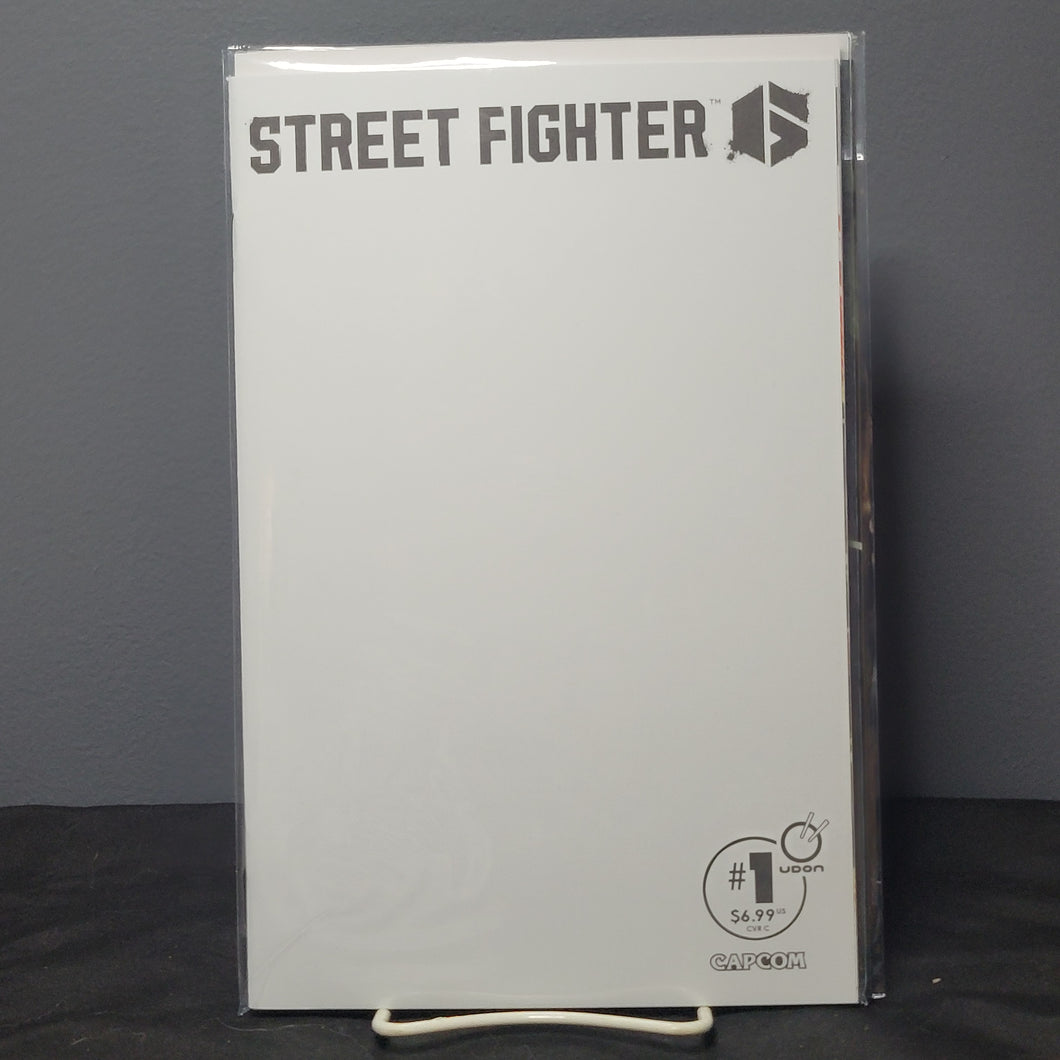 Street Fighter #1 Blank Variant
