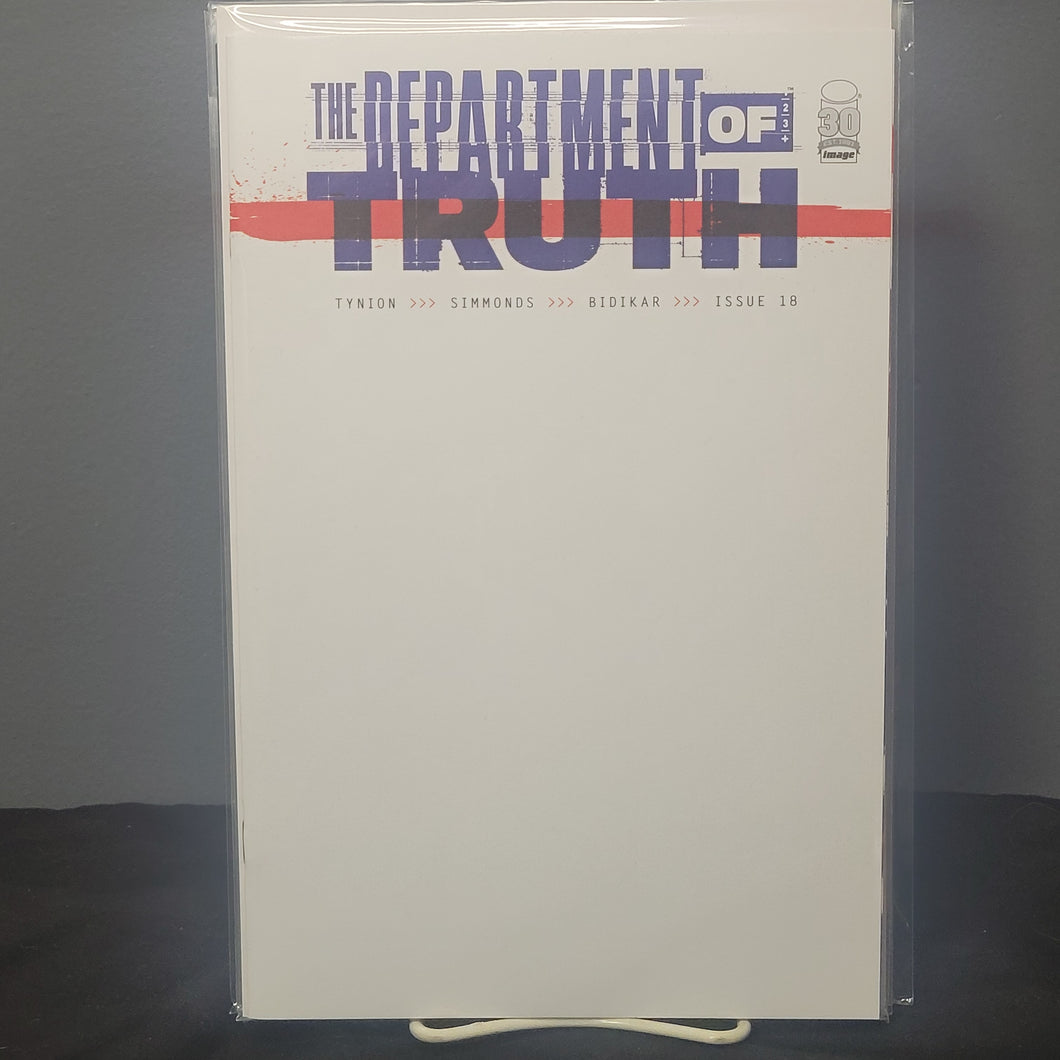 Department Of Truth #18 Blank Variant
