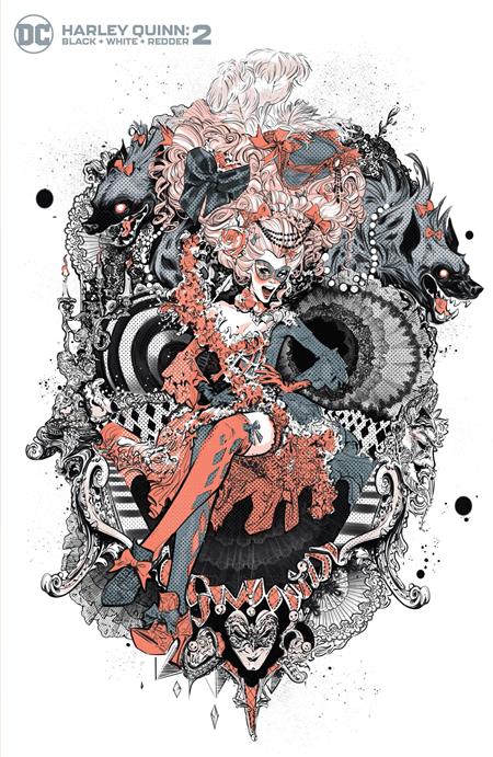 Harley Quinn Black White Redder #2 Jones Variant