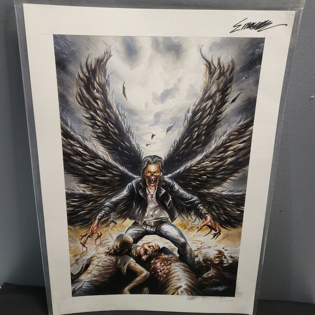 Zombie Angel OA by Manu Silva