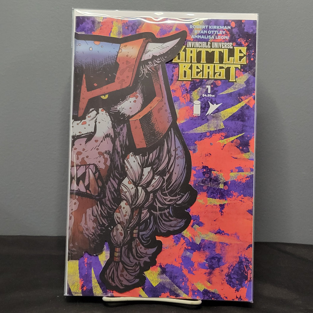 Battle Beast #1 Die Cut Foil Abomination Variant