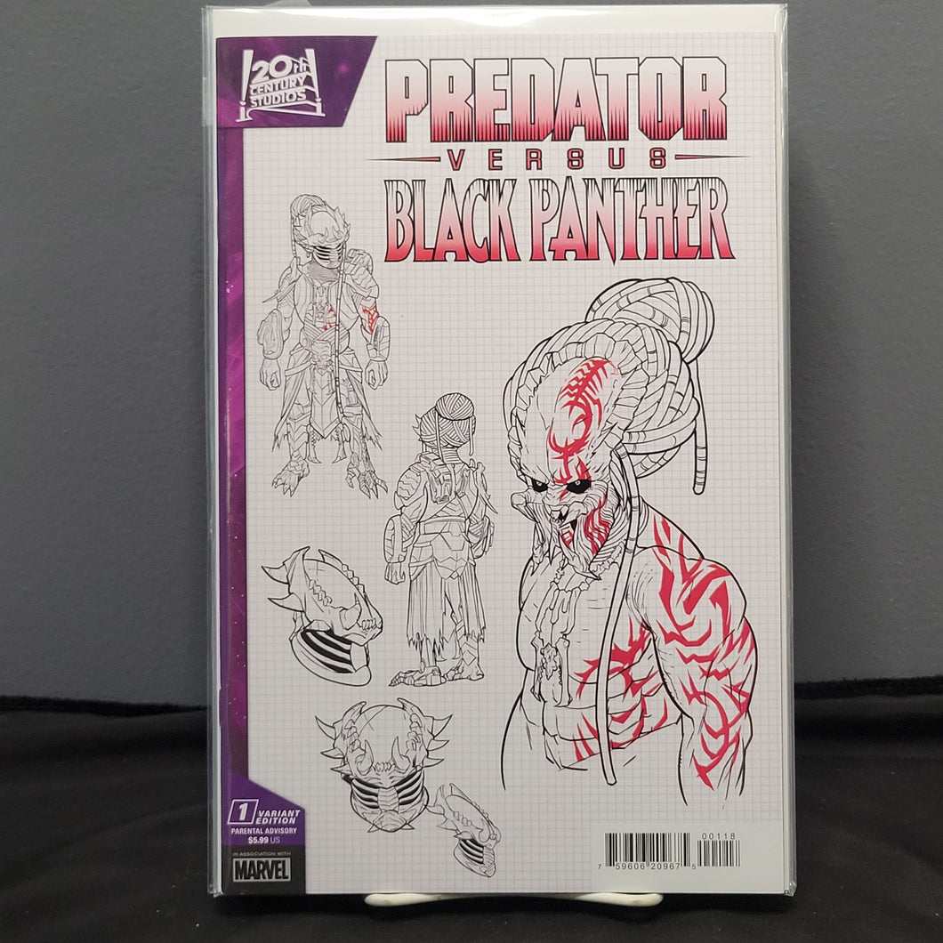 Predator Vs Black Panther #1 1:10 Allen Variant