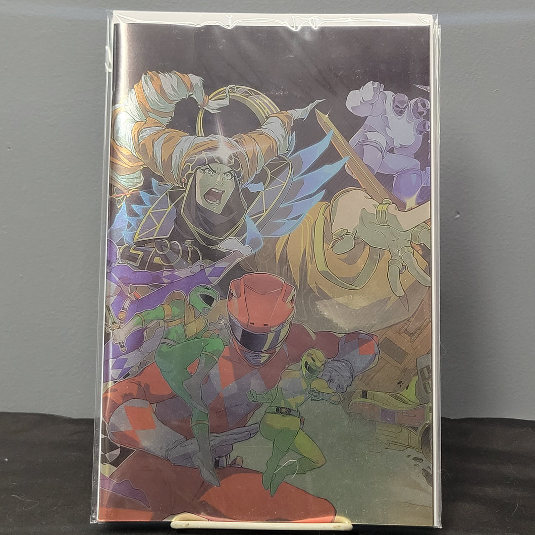 Mighty Morphin Power Rangers Teenage Mutant Ninja Turtles III #1 Game Art Foil Variant