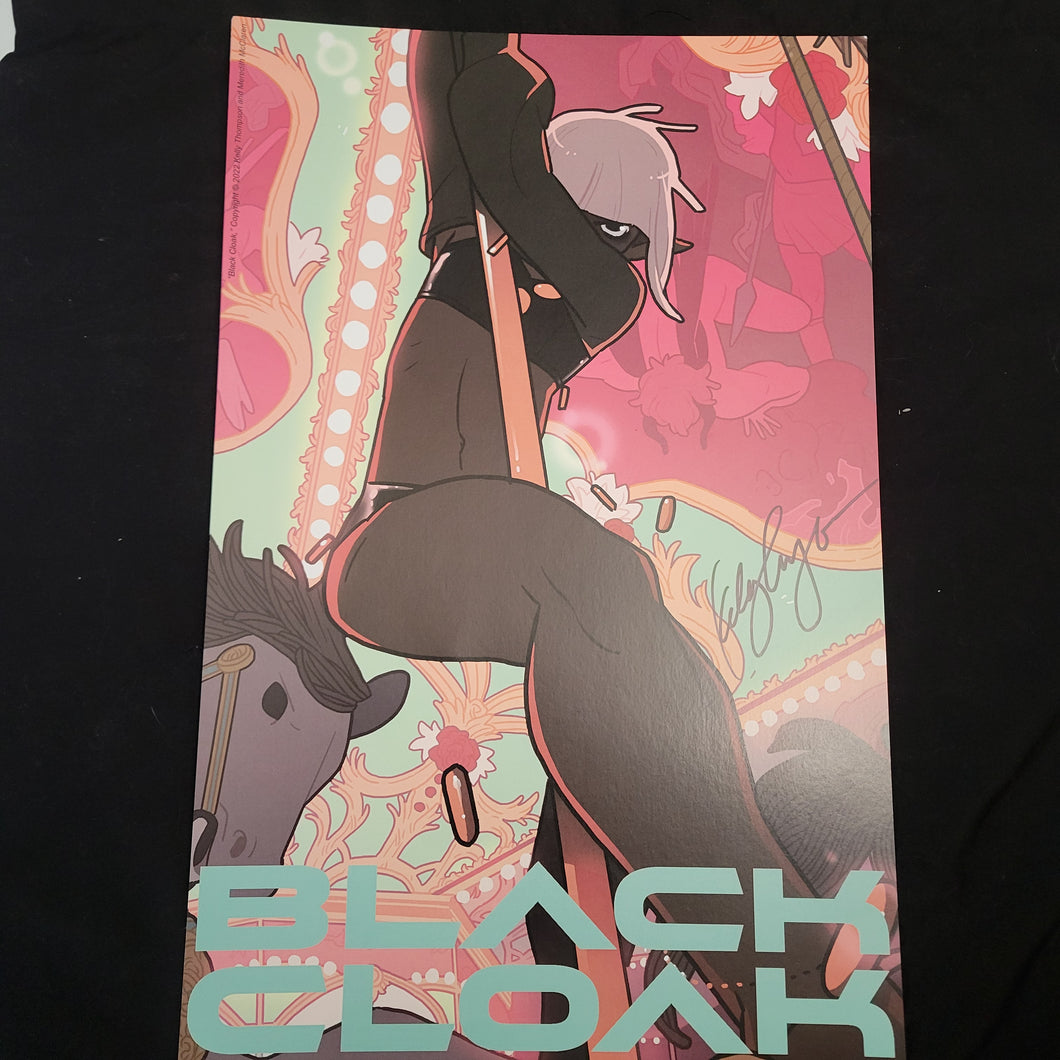 Black Cloak Signed Print