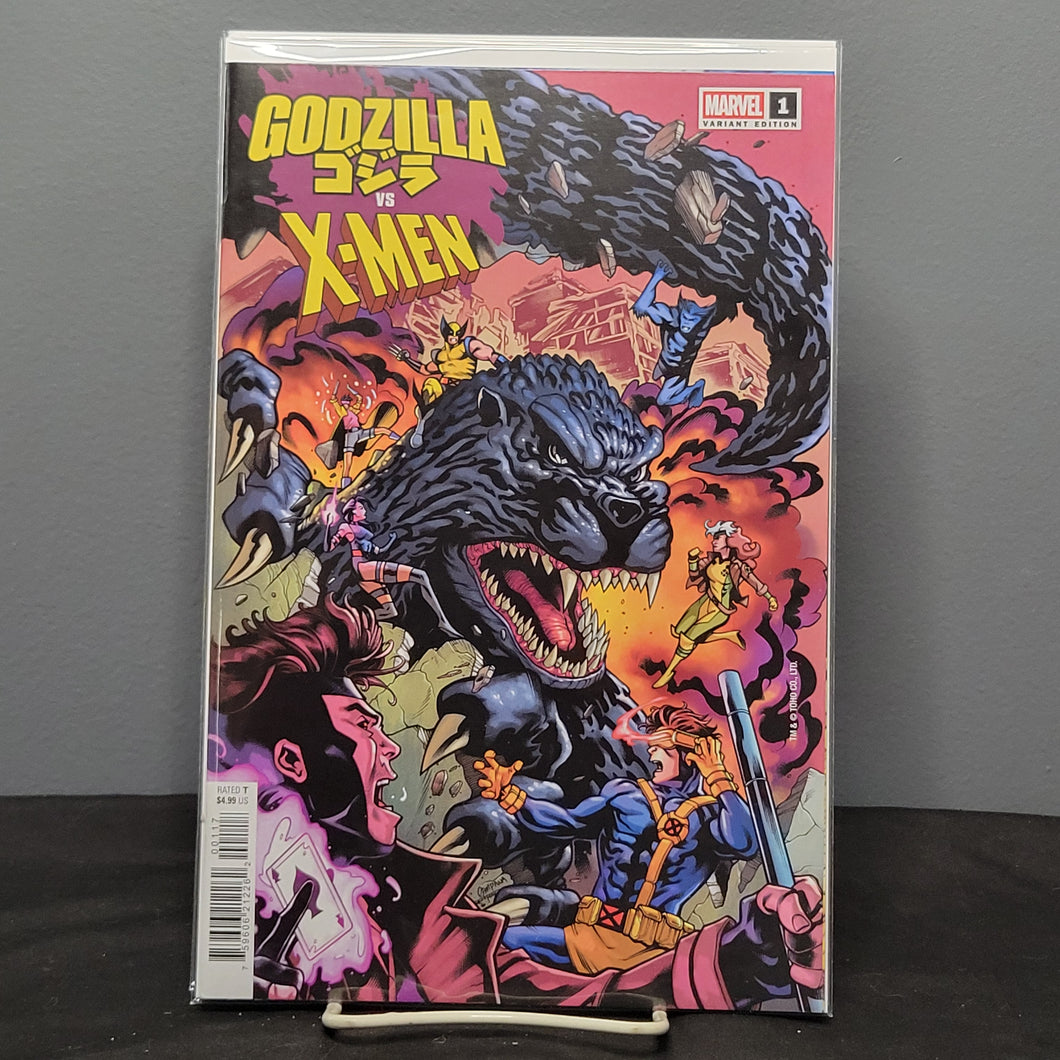 Godzilla Vs X-Men #1 1:25 Campana Variant