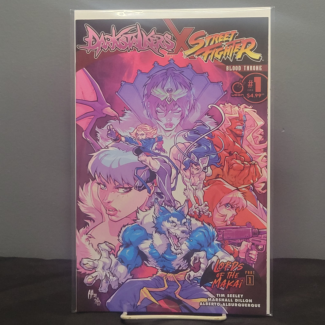 Darkstalkers X Street Fighter Blood Throne #1