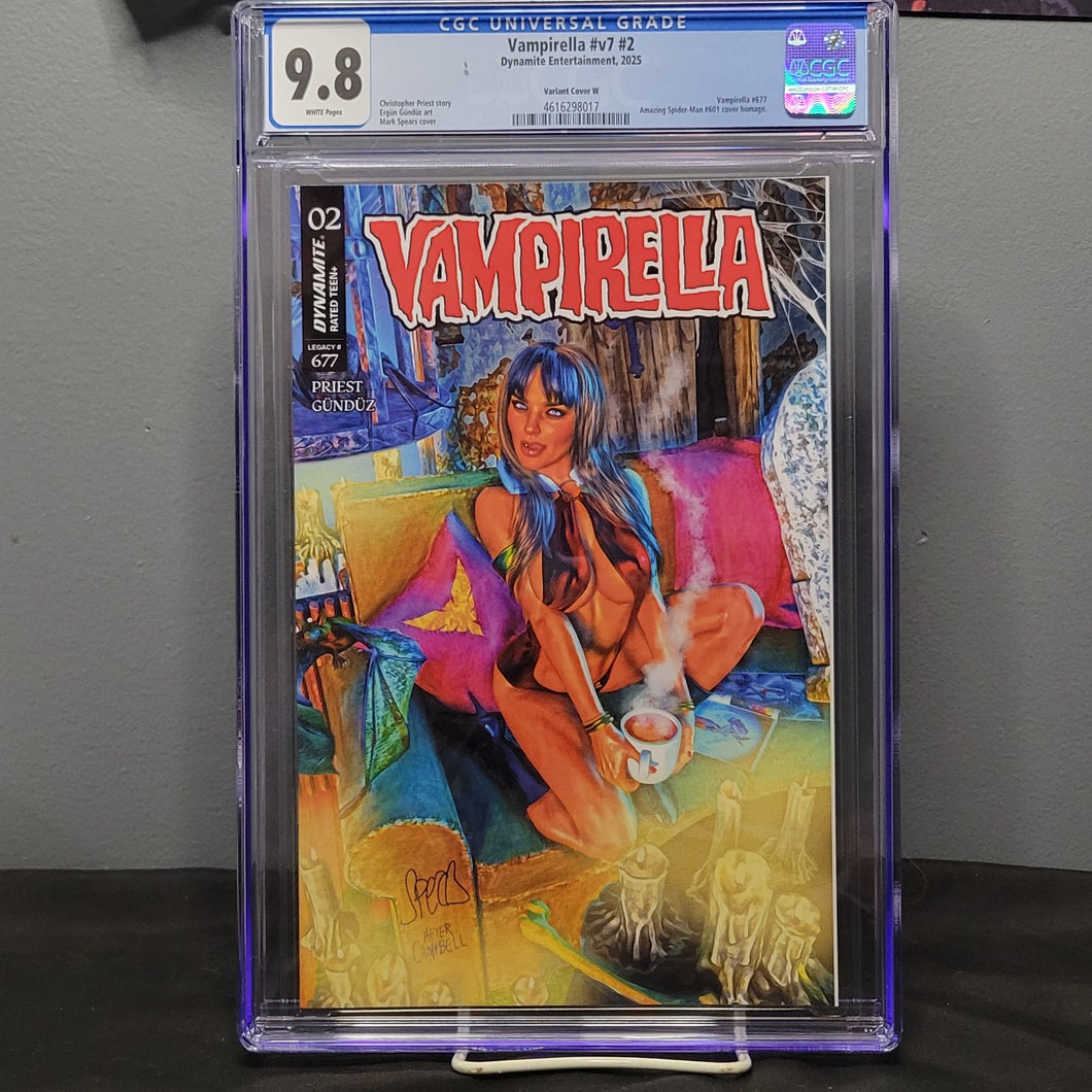 Vampirella #2 Spears 1:10 Variant CGC 9.8