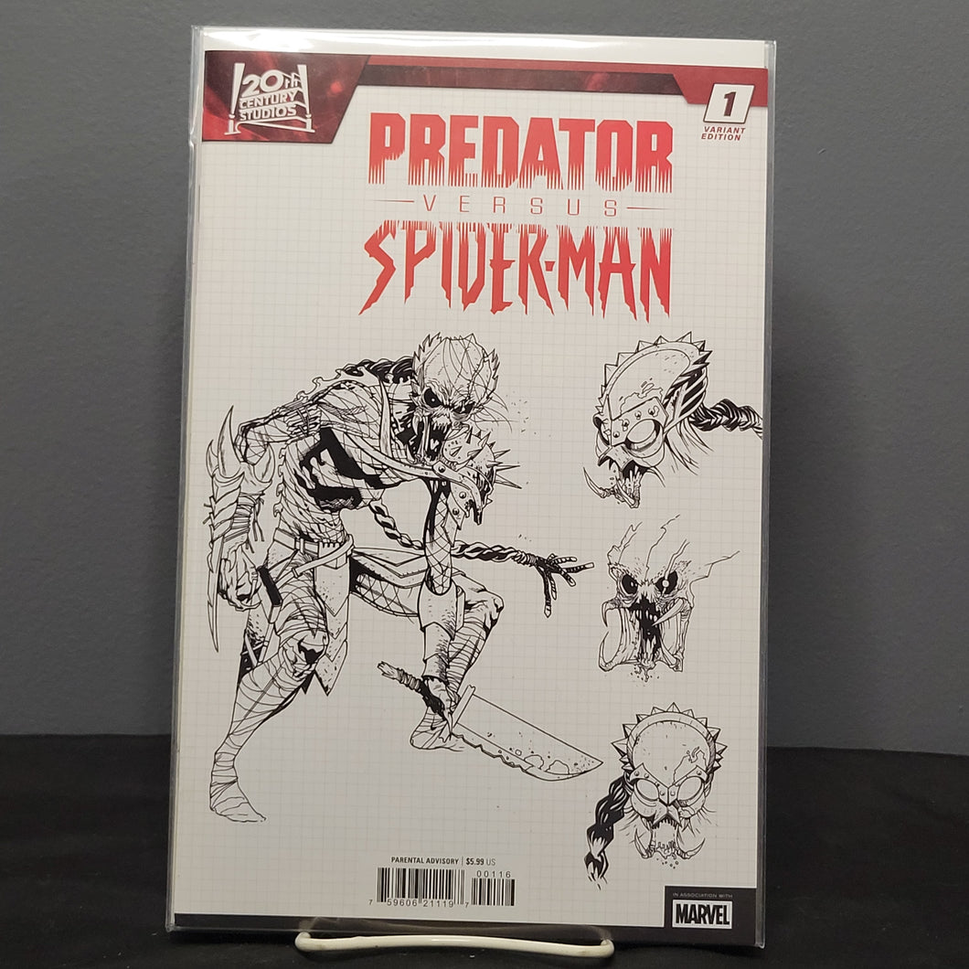 Predator Vs Spider-Man #1 1:10 Ferreira Variant