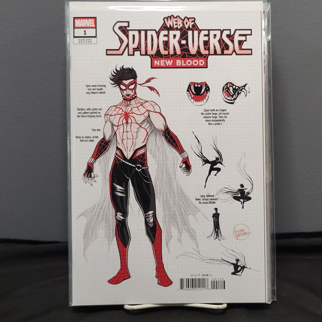 Web Of Spider-Verse New Blood #1 1:10 Vecchio Variant