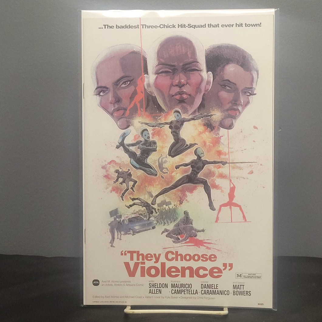 They Choose Violence #1 Baker Variant