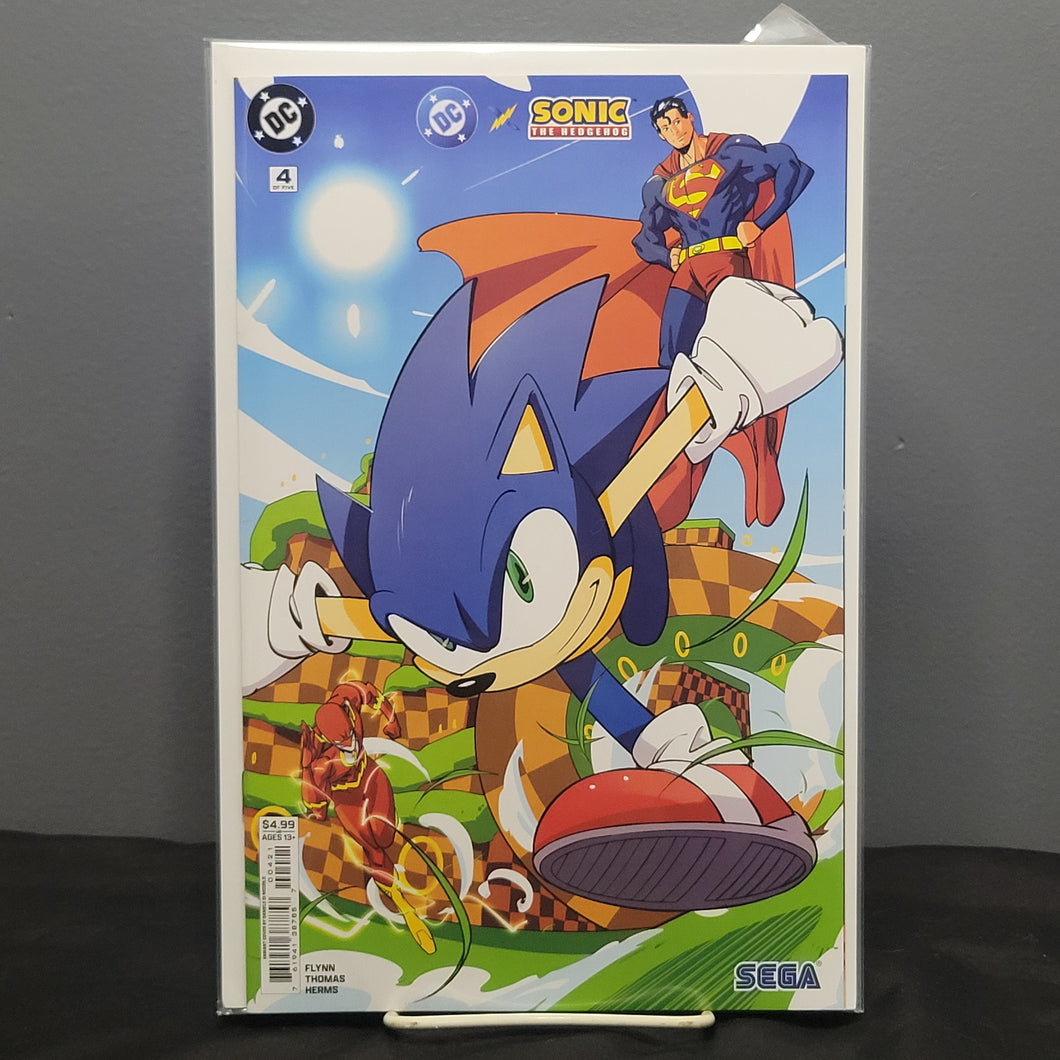 DC X Sonic The Hedgehog #4 Nicuolo Variant