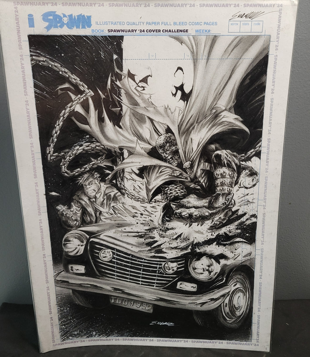 Spawn Cover Contest Submission OA by Manu Silva