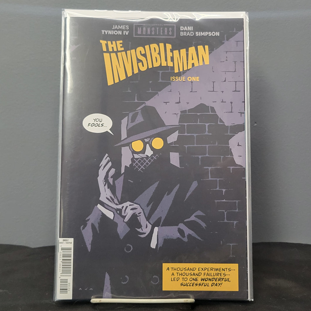 Universal Monsters The Invincible Man #1 1:10 Aja Variant