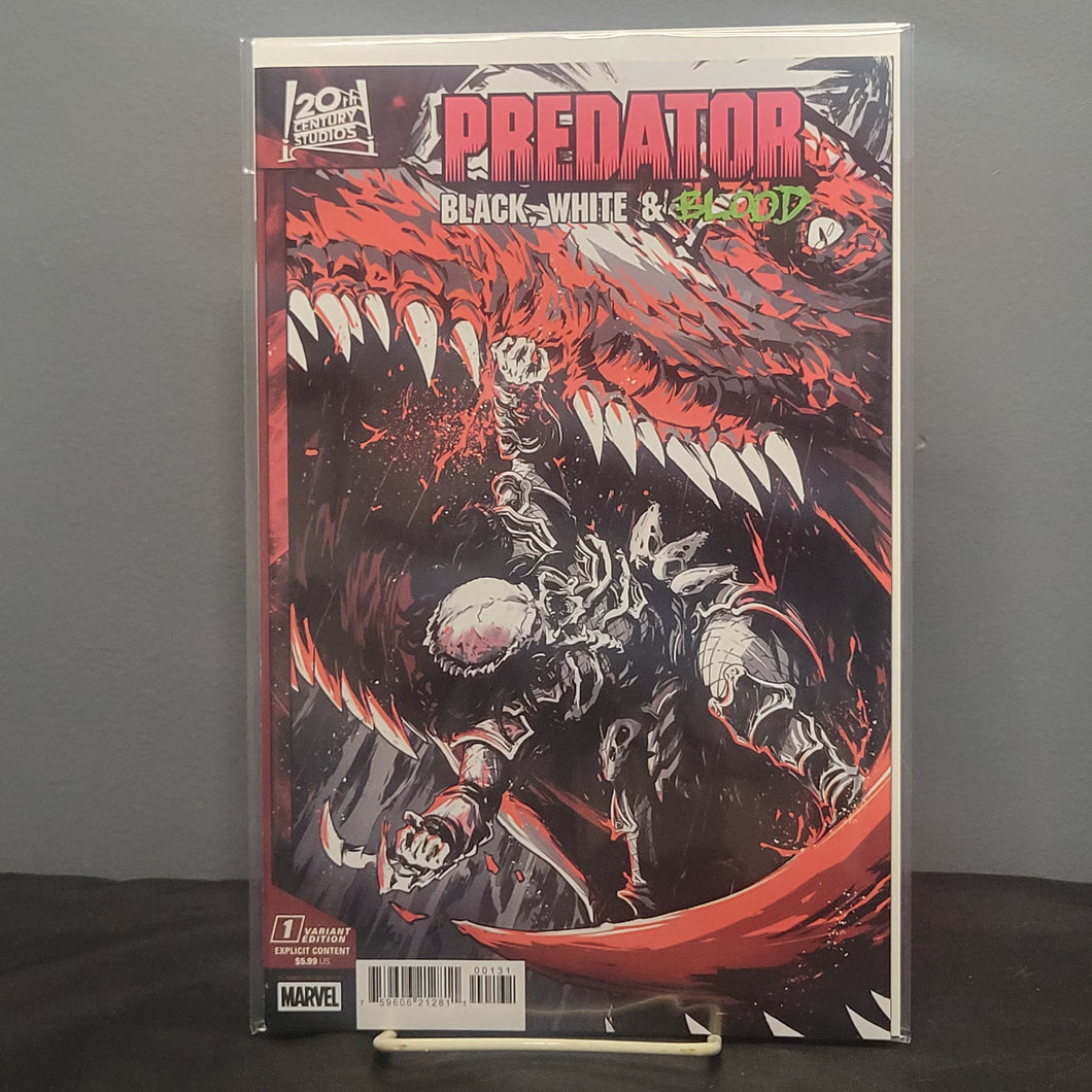 Predator Black, White & Blood #1 Villanelli Variant