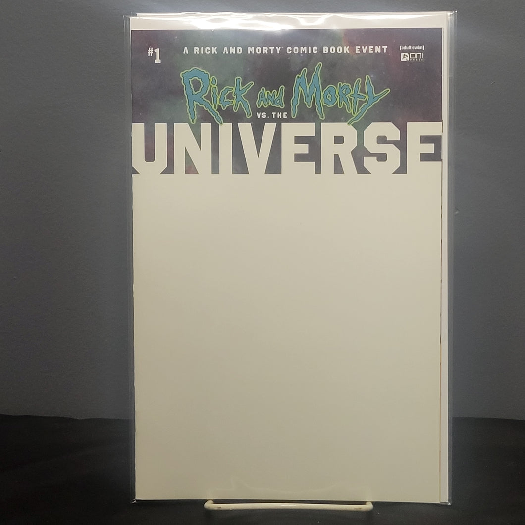 Rick And Morty Vs The Universe #1 Blank Variant