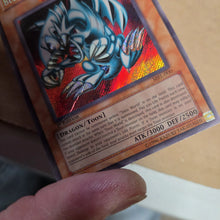 Load image into Gallery viewer, Konami Blue-Eyes Toon Dragon Magic Ruler MRL-000 1st Ed Secret Rare Holo EN

