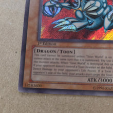 Load image into Gallery viewer, Konami Blue-Eyes Toon Dragon Magic Ruler MRL-000 1st Ed Secret Rare Holo EN
