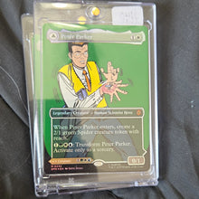 Load image into Gallery viewer, Peter Parker 232 Borderless Foil Mythic Legendary Creature MTG Spider-Man EN
