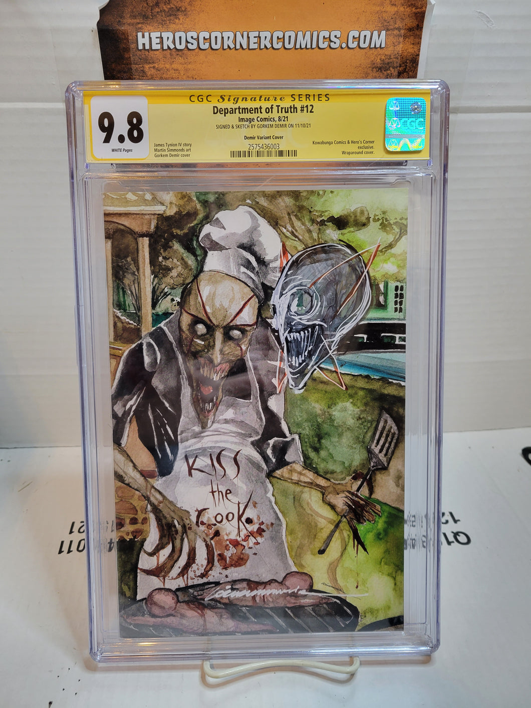 Department of Truth 12 Gorkem Demir CGC 9.8 SS Signed and Remarked