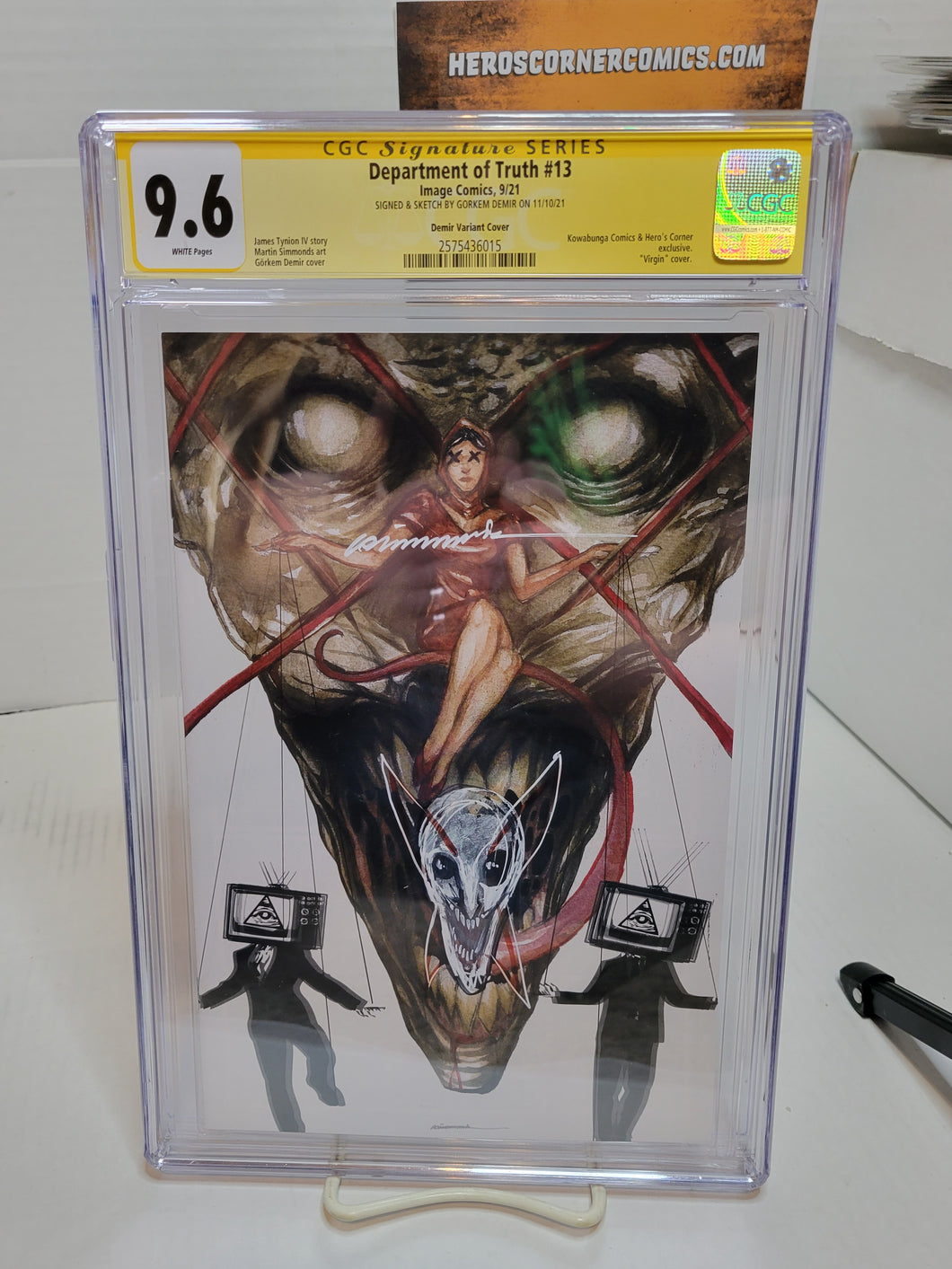 Department of Truth 13 Gorkem Demir CGC 9.6 SS Signed and Remarked
